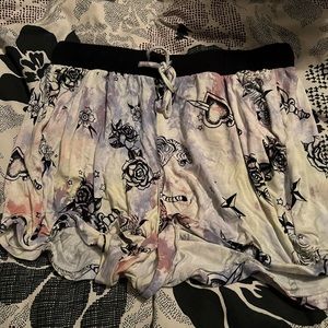 EUC Torrid super soft sleep shorts retro design sz 0